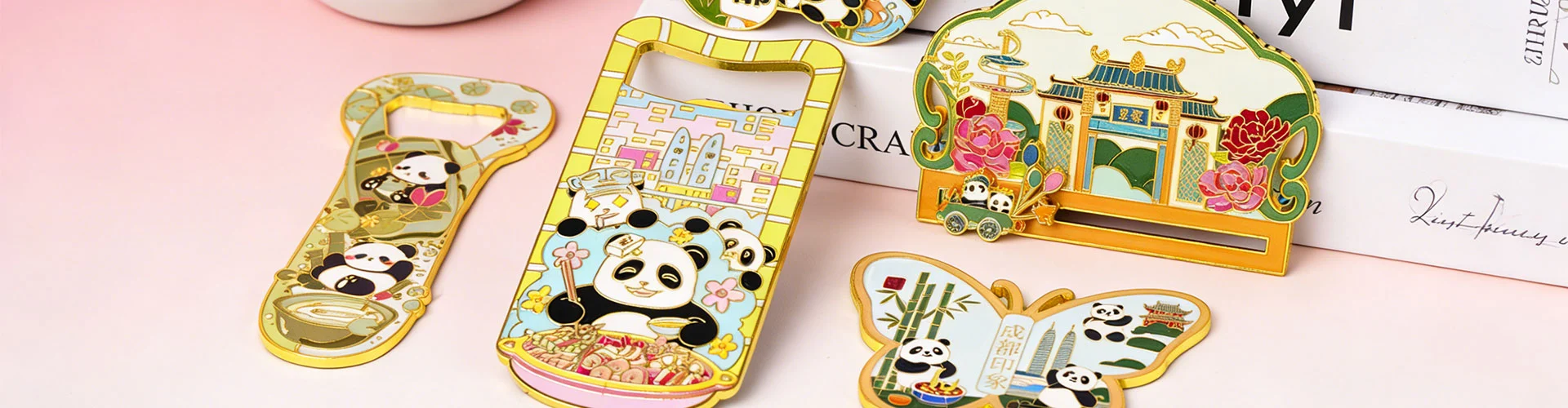 Metal køleskabsmagnet